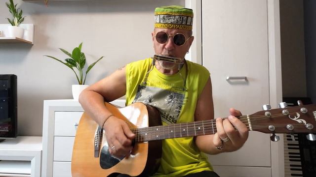 Губная гармошка и гитара Frank Sinatra - Blue Moon + табы смотреть онлайн