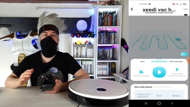 ROBOT Aspirapolvere e lavapavimenti Yeedi vac hybrid unboxing recensione scheda tecnica e prezzo смотреть онлайн