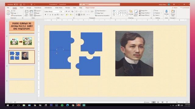 HOW TO MAKE JIGSAW PUZZLE USING MICROSOFT POWERPOINT (EASY TAGALOG TUTORIAL) смотреть онлайн