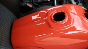 Покраска облицовки Ява/Jawa 638-103 в родной цвет.