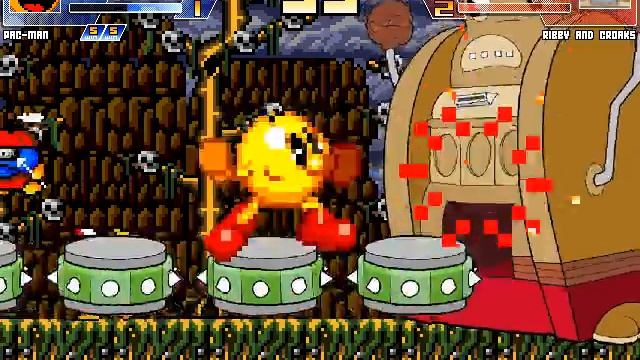 MUGEN battle #889: Pac-Man vs Cuphead Bosses смотреть онлайн