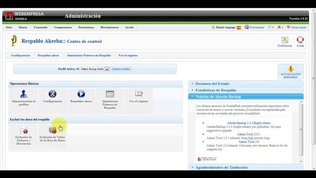 Actualización de seguridad de Akeeba Backup 3.2.4 смотреть онлайн