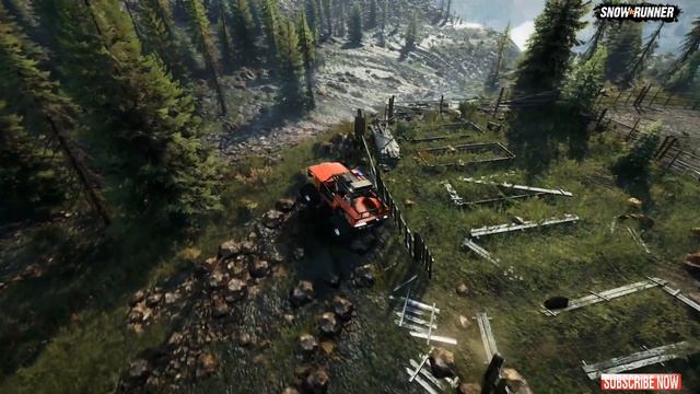 Exploring The Weather Station 34 Map In Snowrunner Phase 7 Update смотреть онлайн
