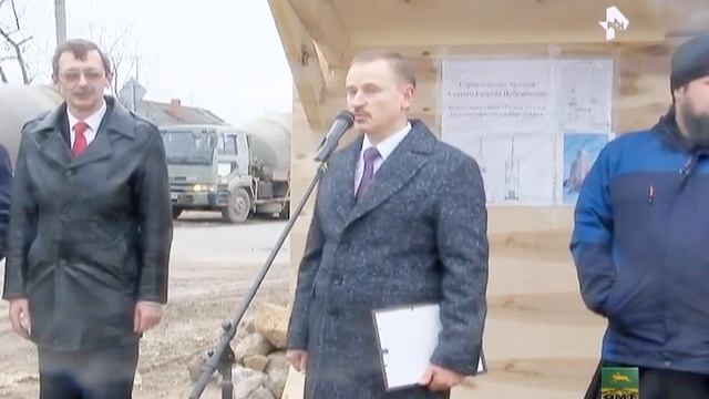 Закладка первого камня часовни 15.04.19