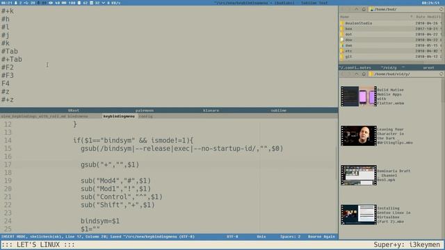 Let's Linux #039: i3 keybindings in rofi смотреть онлайн