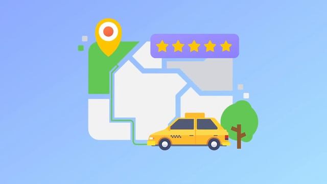 Taxi Animation in After Effects смотреть онлайн
