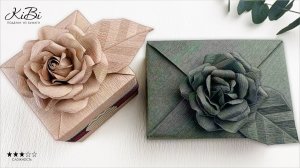 Роза с листком | Подарочная упаковка своими руками | Как красиво упаковать подарок | DIY
