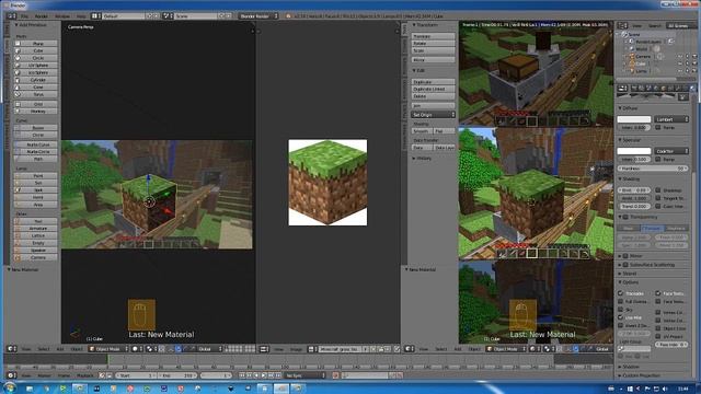 Blender 3D Nederlands deel 20. Minecraft achtergrond смотреть онлайн