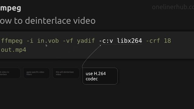 How to deinterlace video #ffmpeg смотреть онлайн