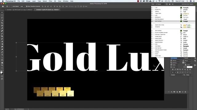 Gold Text Photoshop Tutorial {{{Free Gradients + Gold Color Codes}}} смотреть онлайн
