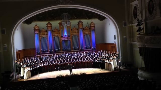 богородица дева радуйся Рахманинов в исполнении хора 160 человек смотреть онлайн
