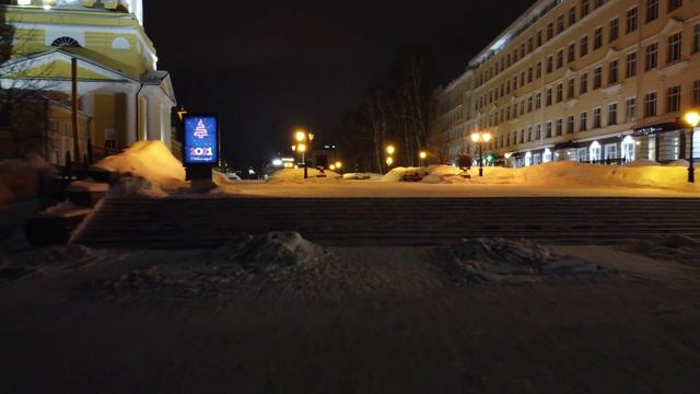Соборная площадь города Перми. смотреть онлайн