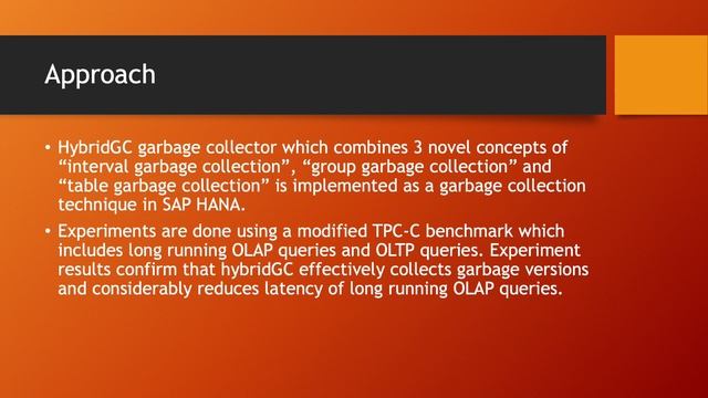 P1 | Hybrid Garbage Collection for Multi Version Concurrency Control in SAP HANA смотреть онлайн