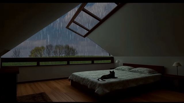 Open the Window & Listen to Rain Sound if You want to Fall Asleep Immediately-Sleep During the Nigh смотреть онлайн