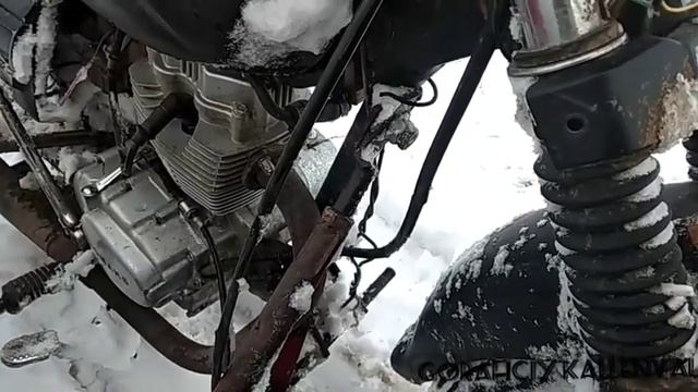 Люлька от ИЖа на китайский мотоцикл. смотреть онлайн