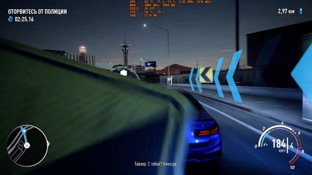 Тест Need for Speed Payback - i5 3470 и GTX 1060 6Gb G1 Gaming смотреть онлайн