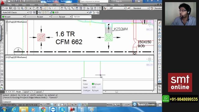 HVAC DRAFTING CREATING SECTION - CLASS 9 смотреть онлайн