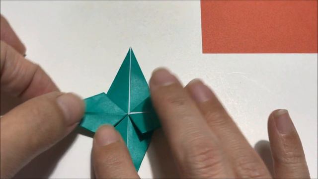 【折り紙・origami】ポインセチア　Poinsettia смотреть онлайн
