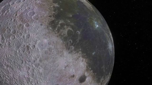 Футаж Луна - Спутник Земли. Космос. Полёт на Орбите Бесплатный Видео Футаж смотреть онлайн