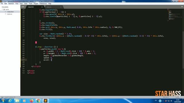 Canvas Sparkly Circle Loader using CSS | JS смотреть онлайн