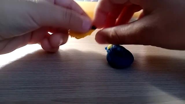 как слепить улитку из пластилина