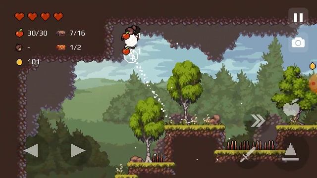 обзор игры Apple Knight |Изумрудик болеет смотреть онлайн
