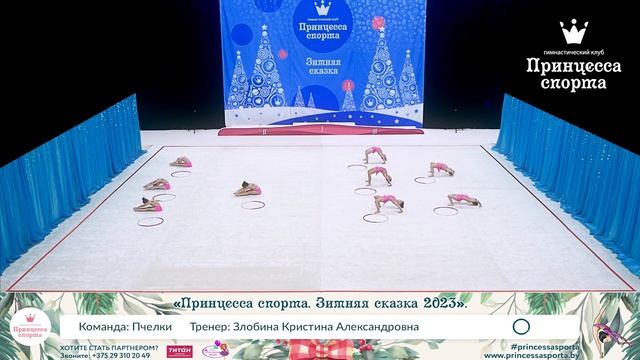 Принцесса спорта. Зимняя сказка 2023 - Пчелки - Злобина Кристина Александровна. смотреть онлайн