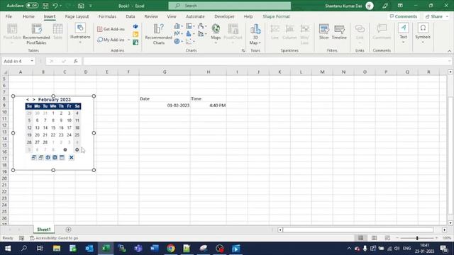 How to Get Mini Calendar and Date Picker - Excel Add-ins | Calendar, Date and Time Picker in Excel смотреть онлайн