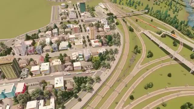 Building a Financial District with new DLC buildings + Savegame | Cities: Skylines смотреть онлайн