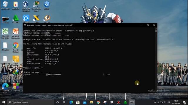 Install python dengan Anaconda dan Tensorflow смотреть онлайн