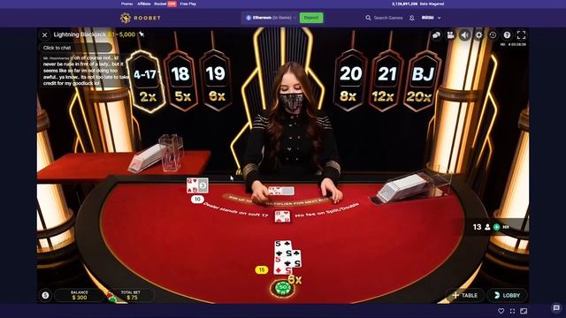 Lightning Blackjack! смотреть онлайн
