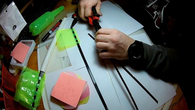 Самодельные флажки для зимней рыбалки. Изготовление смотреть онлайн