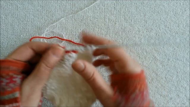 Вязание. Варежки на 2 спицах смотреть онлайн