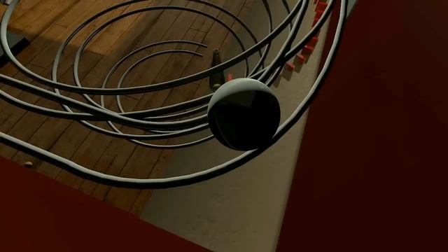 Rube Goldberg Machine animation - Test scene. смотреть онлайн