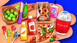 16 Миниатюрных лайфхаков и поделок в виде еды своими руками