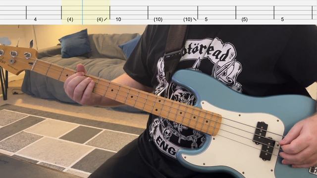 Snow Patrol - Chasing Cars (Bass Cover with Tabs) смотреть онлайн