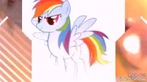 Радуга Дэш,  как росла и менялась