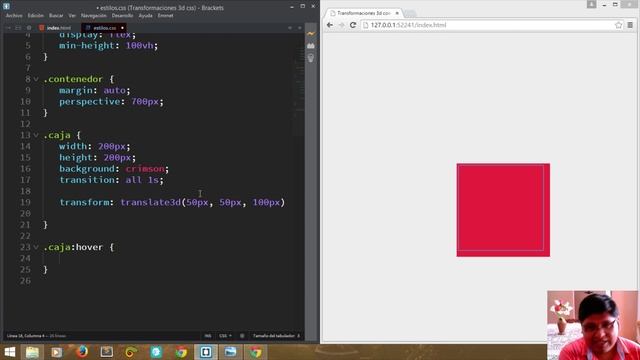 Transformaciones en 3D con CSS смотреть онлайн