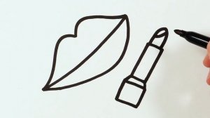 Рисуем фломастерами. Простой милый рисунок. Рисование для детей