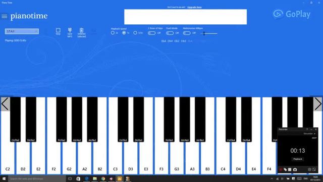 Interstallar|Theme Song| S.T.A.Y on Piano Time|(Windows APP) смотреть онлайн