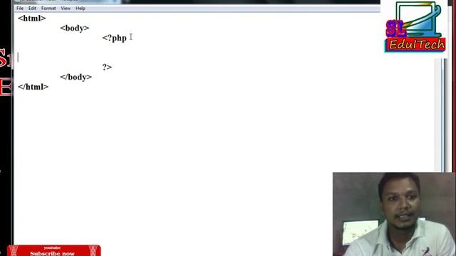PHP lesson 02 - How to print data/PHP/apache server/echo key word /sl eduitech смотреть онлайн