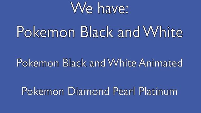 Download Pokemon Black and White Animated Sprites смотреть онлайн
