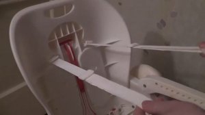 Как закрепить пятиточечные ремни безопасности на стульчик для кормления  Chicco Polly | Чикко Полли
