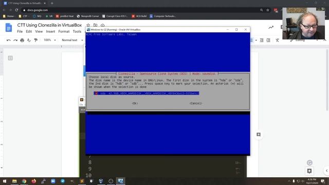 Imaging and Restoring with Clonezilla in VirtualBox смотреть онлайн