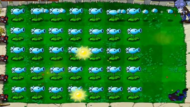 Plants Vs Zombies , 100 Snow Pea VS Pole Vaulting Zombie смотреть онлайн