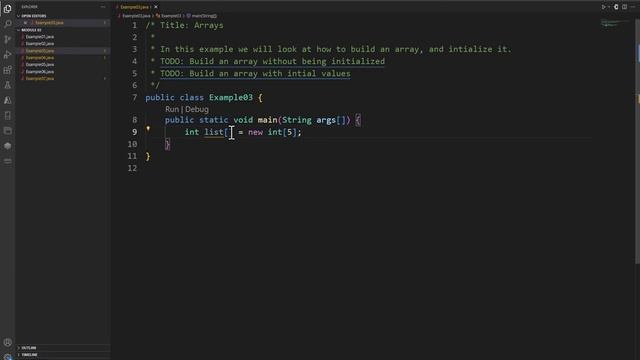 Java Practice Examples - Module 3-3 Creating Arrays смотреть онлайн