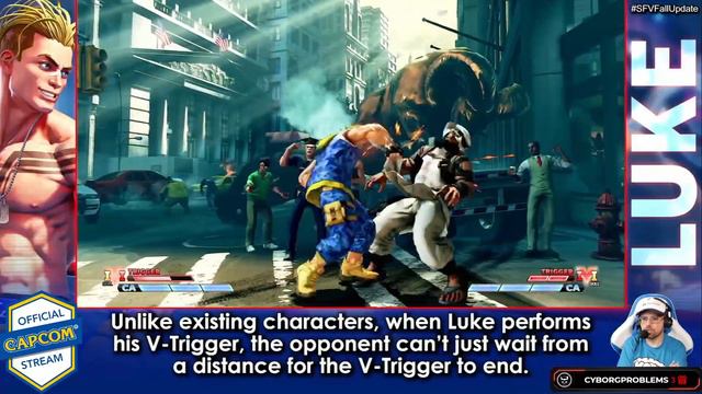 Street Fighter V Luke Trailer Reactions - Final DLC Character! смотреть онлайн