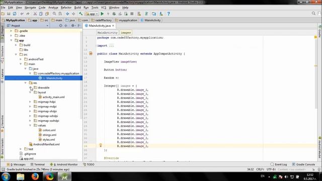 Develop simple Random Image Picker in Android Studio смотреть онлайн