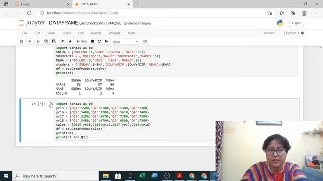 ACCESSING DATAFRAME ELEMENTS || df.loc[] || SLICING DATAFRAME ||Accessing through Indexing || 12 IP смотреть онлайн