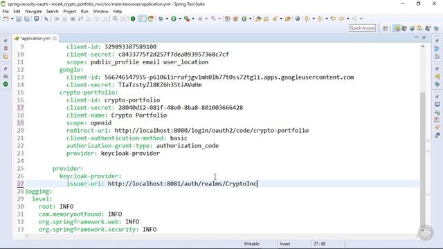 33 Outsourcing client Authentication to Keycloak смотреть онлайн